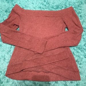 Off the shoulder shirt size L